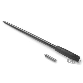 High Caliber Flexible 8" Antenna Black