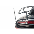 High Caliber Flexible 8" Antenna Chrome