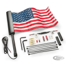 Lighted USA Flag Kit Black