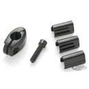 1/2" Flag Mount Clamp Black