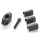 1/2" Flag Mount Clamp Black
