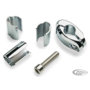 1/2" Flag Mount Clamp Chrome