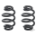 Barrel Seat Springs 3" Black