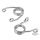 Hairpin Seat Springs 3" Chrome