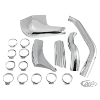 Exhaust Heat Shields Chrome FL70-84