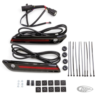 Blk hardbag latch cvrs red FLH/T14-Up