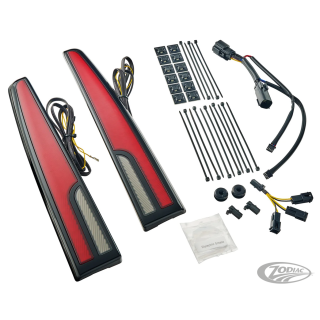 Black Calade Tail Lights Red Tri09-Up