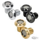 Radius Breather Bolts Chrome EVO91-22