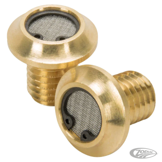 Radius Breather Bolts Brass EVO91-22