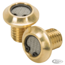 Radius Breather Bolts Brass EVO91-22