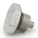 Drain plug, magnetic 1/2"-20x5/16" wpltd