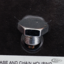 Drain plug, magnetic 1/2"-20x5/16" chrom