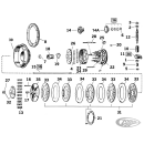 GZP Starter ring gear 66T solid BT65-84