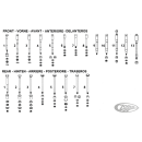 Chrome Rear Axle Kit UL/EL/FL36-57