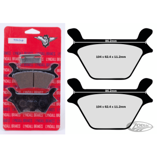 Rear Pads Z-Plus Profiled 87-99