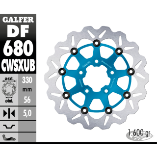 Galfer Wave FR Floating 13" Blue