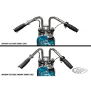 Rabbit 1" Handlebars Dimpled Chrome