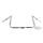 12" ChiZeled Bat Wing Bar 1.25" Chr TBW