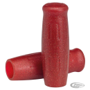 Lowbrow Classic Grips 1" Metal Flake Red