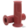 Lowbrow AMF Style Grips 1" Red