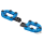 Ness MX Foot Pegs Blue STD Male Mount