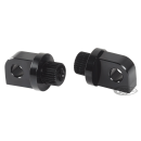 Ness Splined Foot Peg Mounts Male Mount