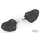 RydeCulture Foot Pegs Black Male Mounts