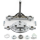 Triple tree set 41mm FLST86-99 chrome EU