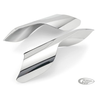 Deflex heat deflectors Indian, chrome