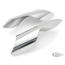 Deflex heat deflectors Indian, chrome