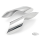 Deflex heat deflectors Indian, chrome