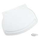 Rubber Mud Flap Plain White