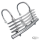 Rear Fender bumper Grill Chrome FL36-57