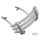 Front Fender Grill Chrome FL55-57