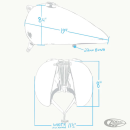 WX Split Gas Tank 2.25 Gallon BT36-84