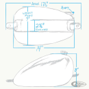 King P-Nut Frisco Gas Tank 2.4 Gallon