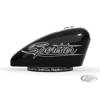 Tank Aufkleber Black/White XL Sportster 70-71