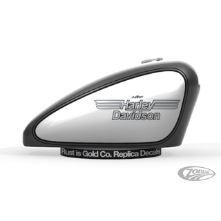 Tank Aufkleber Silver/Black XL Sportster 1981-1982