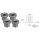 Flanged Bungs 1/8" NPT Thread 4Pck