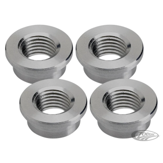 Weld-In Steel Petcock Bung 1/4" NPT 4Pck