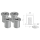 Flanged Bungs Blind 3/8-16" Thread 4Pck