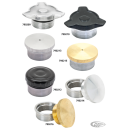 Cast Alu Spinner Gas/Oil Cap Kit Natural