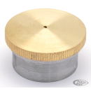 Knurled Brass Gas Cap Kit Vented