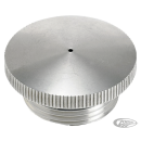Knurled Alu Gas Cap Vented