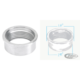 Weld-In Alu Gas Cap Bung 1-5/16"