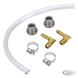 Clear Fuel Sight Gauge Brass Fittings
