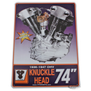 Knucklehead Engine Plaque