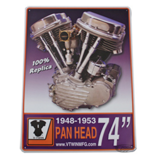 Panhead Engine Plaque