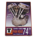 Panhead Engine Plaque