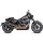 Double Slip-On Muffler Set Endcap Tracker Carbon Black Ceramic Coated